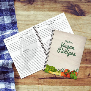 Vegane Rezepte Veggies Notizbuch
