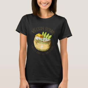 Vegane Schale, frisch und sauber T-Shirt