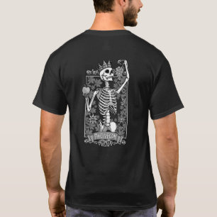 Vegane Tarot-Karte Gothic Vegetarian Skull Astrolo T-Shirt