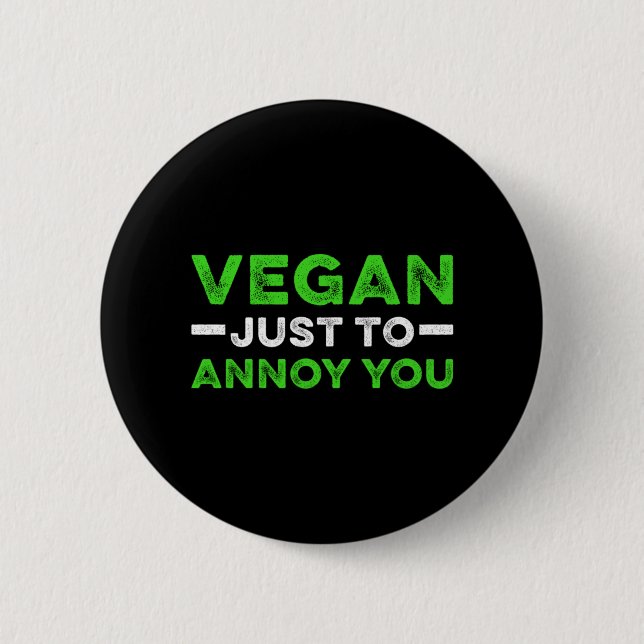 Vegane Tierrechte Vegetarische Befreiung Bio-Gesch Button (Vorderseite)