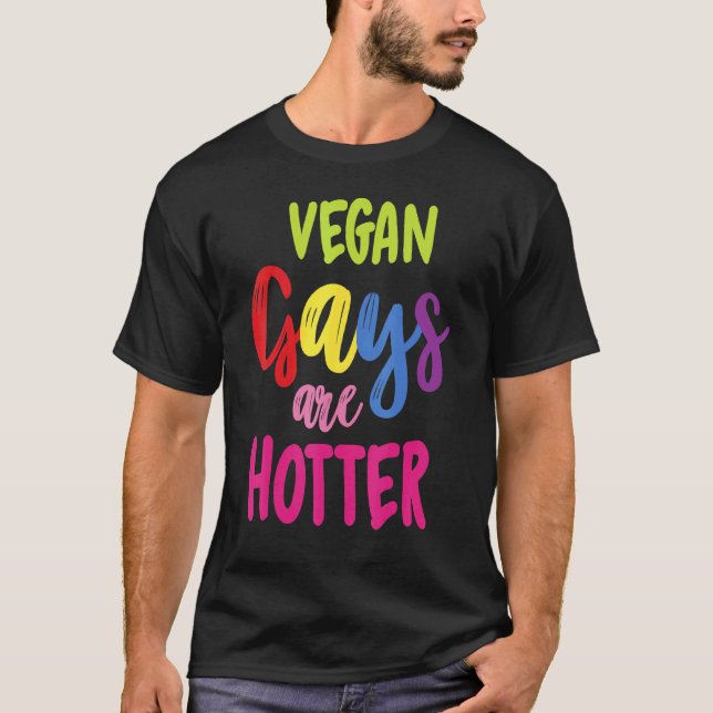 Vegane Typ sind heißer Vegetarier pflanzenfressend T-Shirt (Vorderseite)