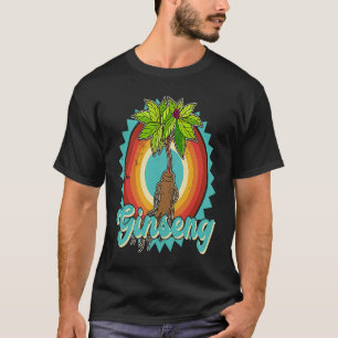 Vegane Vegane Panax-Pflanzen-Medikament-Ernährung- T-Shirt