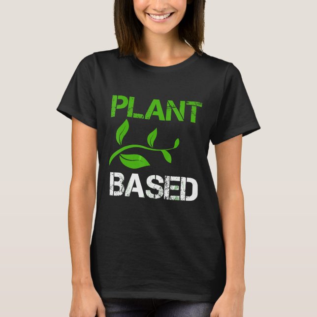 Vegane vegetarische Ernährung auf der Grundlage de T-Shirt (Vorderseite)
