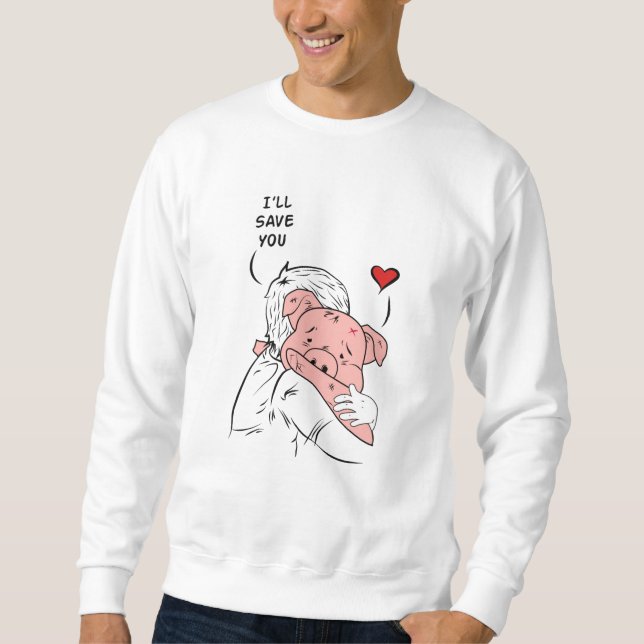 Vegane vegetarische Ernährung Veganismus Veggie Ge Sweatshirt (Vorderseite)