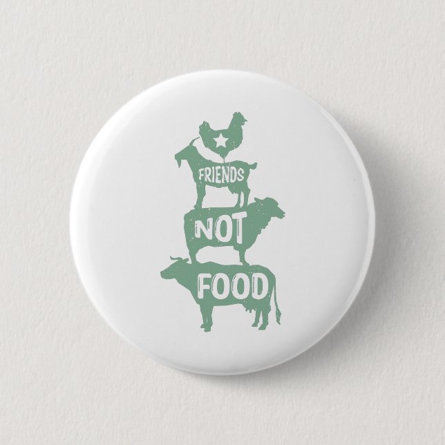 vegane vegetarische Lebensmittel Veganfood Bio Button (Vorderseite)