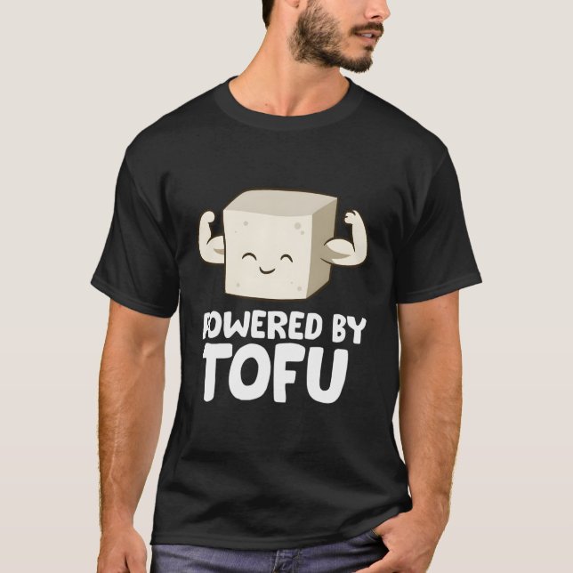 Vegane vegetarische Liebe Tofu durch Tofu T-Shirt (Vorderseite)