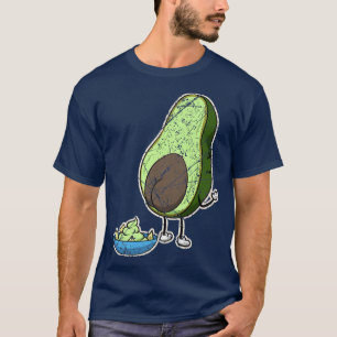 Vegane vegetarische Veganer Pflanze basiert Avocad T-Shirt