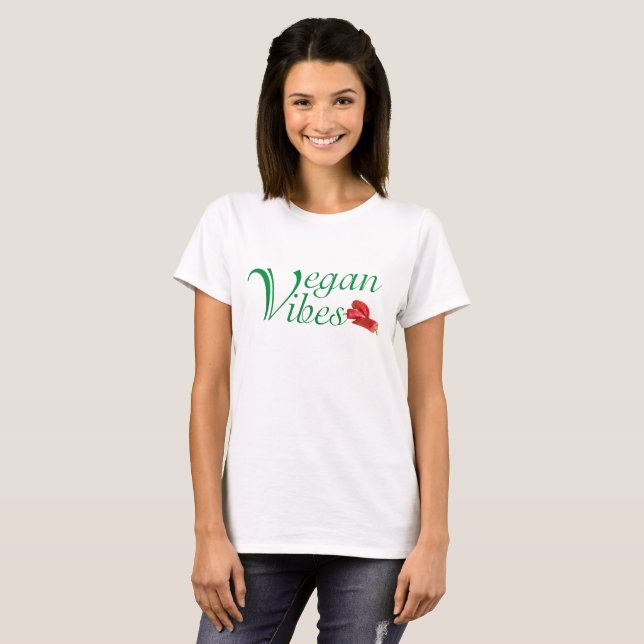 Vegane Vibes T-Shirt (Vorne ganz)