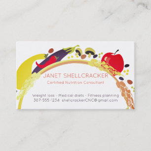 Vegane Weizengemüse-Kochs-Catering-Geschäftskart Visitenkarte