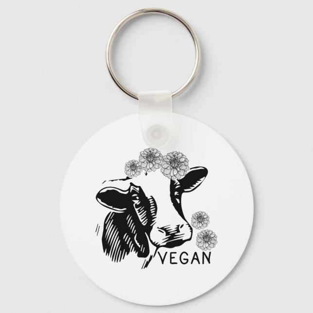 Vegane Workout Tierfreie Die vegetarische Geschenk Schlüsselanhänger (Vorderseite)