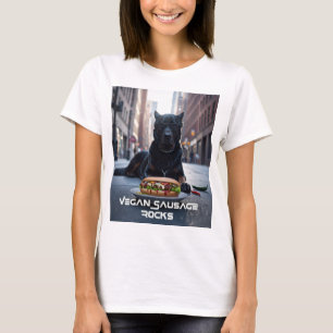VEGANE WURST-FELSEN - LUSTIG T-Shirt