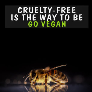 Veganer Aktivismus Autoaufkleber