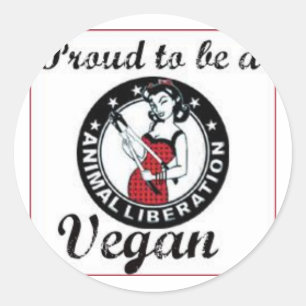 Veganer Aufkleber