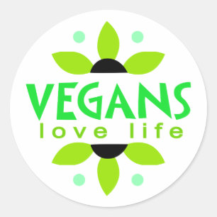 Veganer Aufkleber