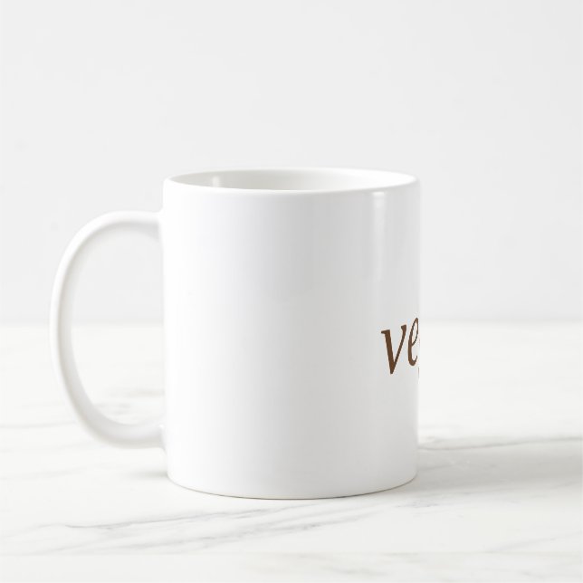 veganer Becher Kaffeetasse (Links)