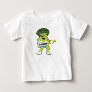 Veganer Broccoli bei Gitarre Baby T-shirt