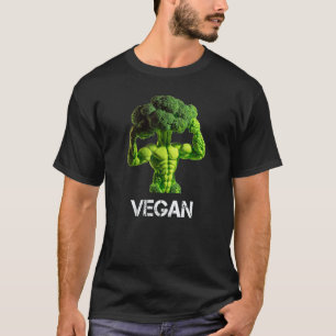 Veganer Brokkoli Bodybuilder Saubere Ernährung Gew T-Shirt