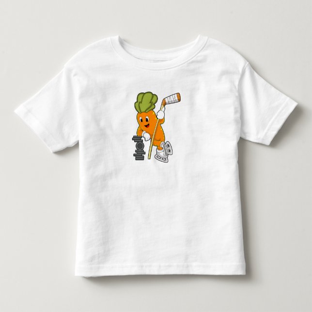 Veganer Eishockey-Eishockeystick Kleinkind T-shirt (Vorderseite)