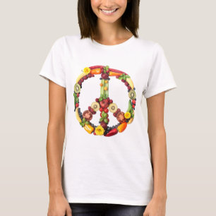 Veganer Frieden T-Shirt