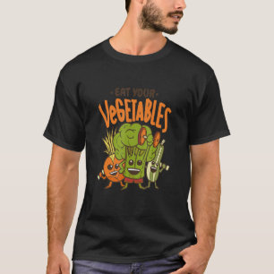 Veganer Gemüse-Vegans-Vegetarier-Zitat 1 T-Shirt