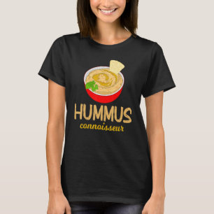 Veganer Kichererbsen-Pita-Hummus-Kenner   T-Shirt