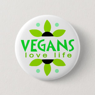 Veganer Knopf Button