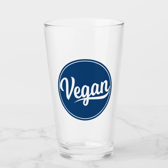 Veganer Kreis Glas (Vorderseite)