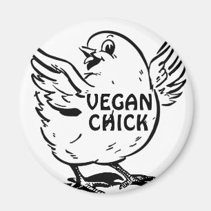 Veganer Küken-Magnet Magnet