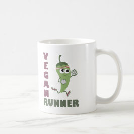 Veganer Läufer - Laufpfeffer Kaffeetasse