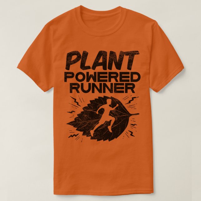 Veganer Läufer T-Shirt (Design vorne)