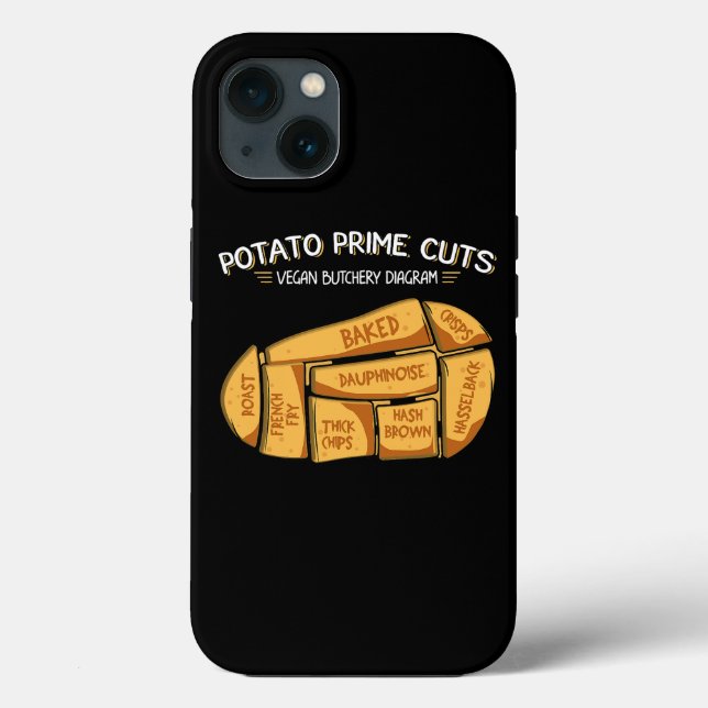 Veganer Lover Potato Day Spirit Animal is Potato P Case-Mate iPhone Hülle (Rückseite)