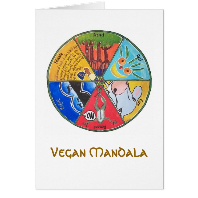 Veganer Mandala (Vorne)