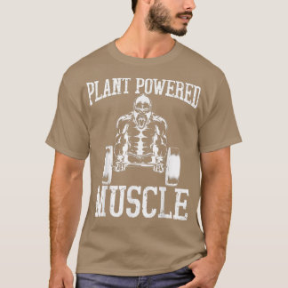 Veganer Power Bodybuilding Vegetarisches Weightlif T-Shirt