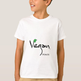 Veganer Power mit grünem Leaf Cool T-Shirt