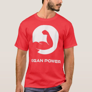 Veganer Power Vegane vegetarische Muskeln am Fitne T-Shirt