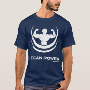 Veganer Power Veganes Bier auf vegetarischer Fitne T-Shirt