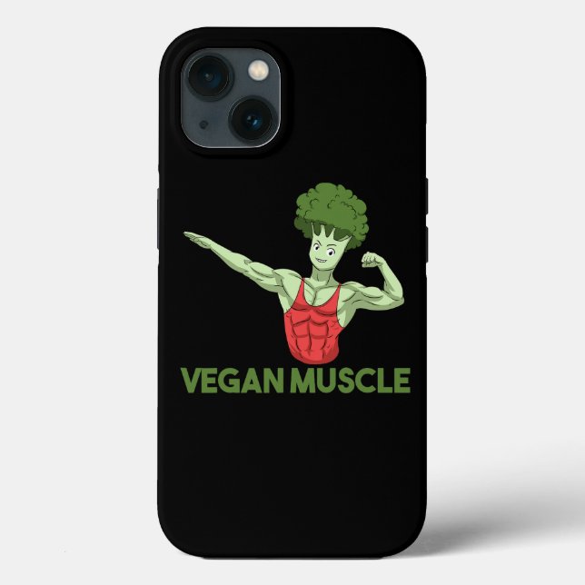 Veganer Power Vegetarische Pflanze Broccoli Bodybu Case-Mate iPhone Hülle (Rückseite)
