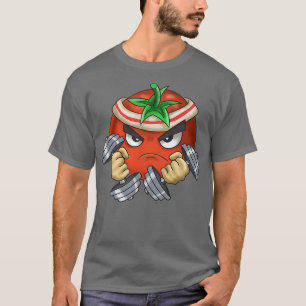 Veganer Power Vegetarische Pflanze Tomato Bodybuil T-Shirt