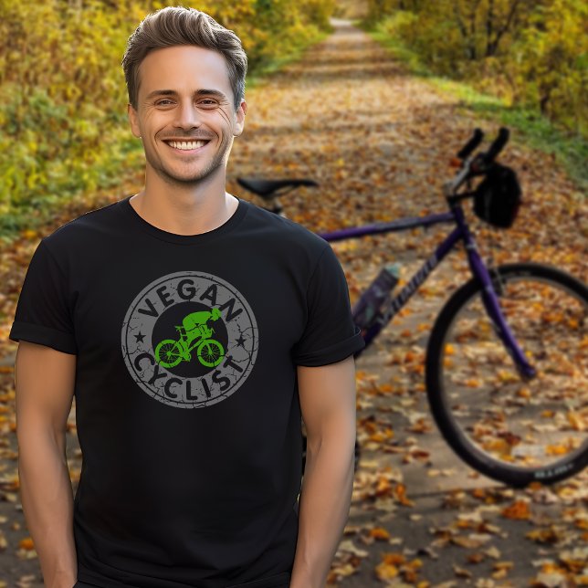 Veganer Radfahrer, Fitness T-Shirt (Von Creator hochgeladen)