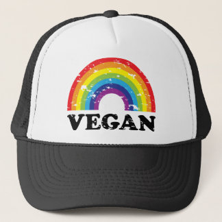 Veganer Regenbogen Truckerkappe