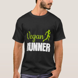 Veganer Runner Joggen Vegane Ernährung und Sport T-Shirt