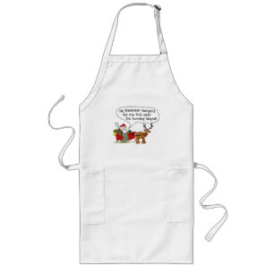Veganer Santa Santa Santa Santa Santa Lange Schürze