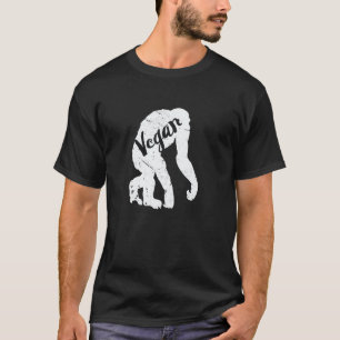 Veganer Schimpanse Herbivore Tier Affe Liebhaber I T-Shirt