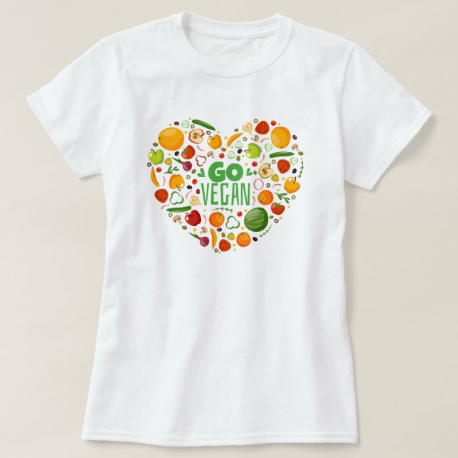 Veganer T - Shirt (Design vorne)