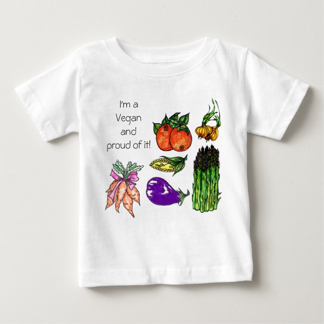 Veganer T - Shirt (Vorderseite)