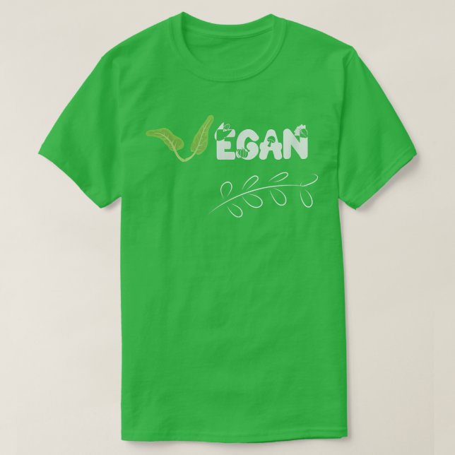 Veganer T - Shirt (Design vorne)