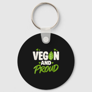 Veganer und stolz auf veganen Lebensstil pflanzlic Schlüsselanhänger
