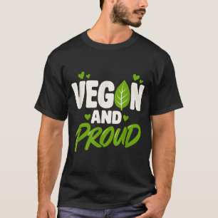 Veganer und stolz auf veganen Lebensstil pflanzlic T-Shirt