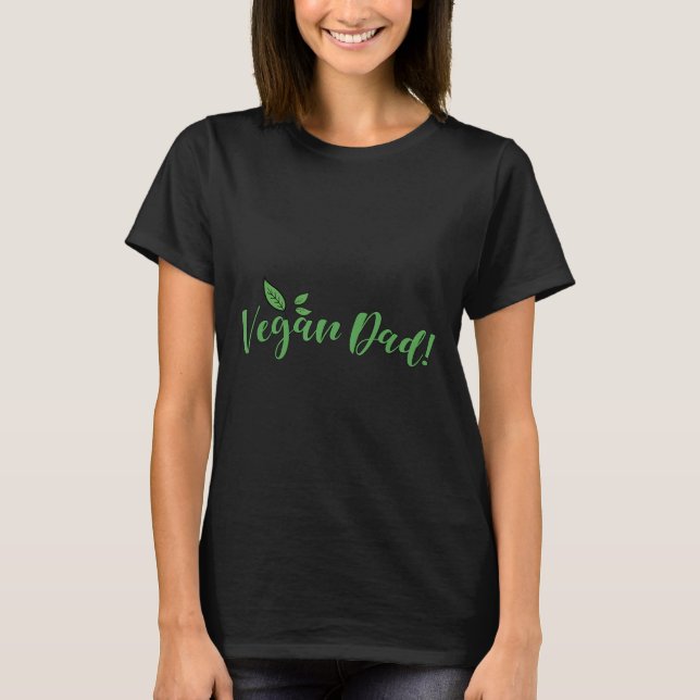 Veganer Vater für Männer T-Shirt (Vorderseite)