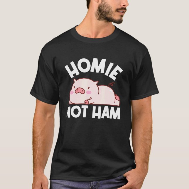 Veganer Veganismus Vegetarisches Schweinefutter Ke T-Shirt (Vorderseite)